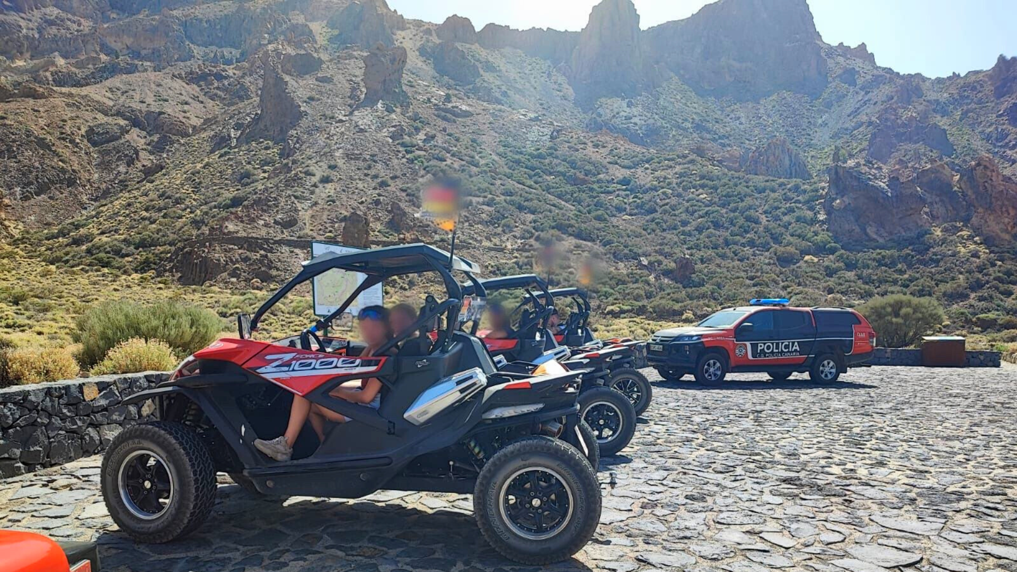Imagen publicada por la Policía Canaria de un quad de una de las empresas sancionadas. / Policía Canaria