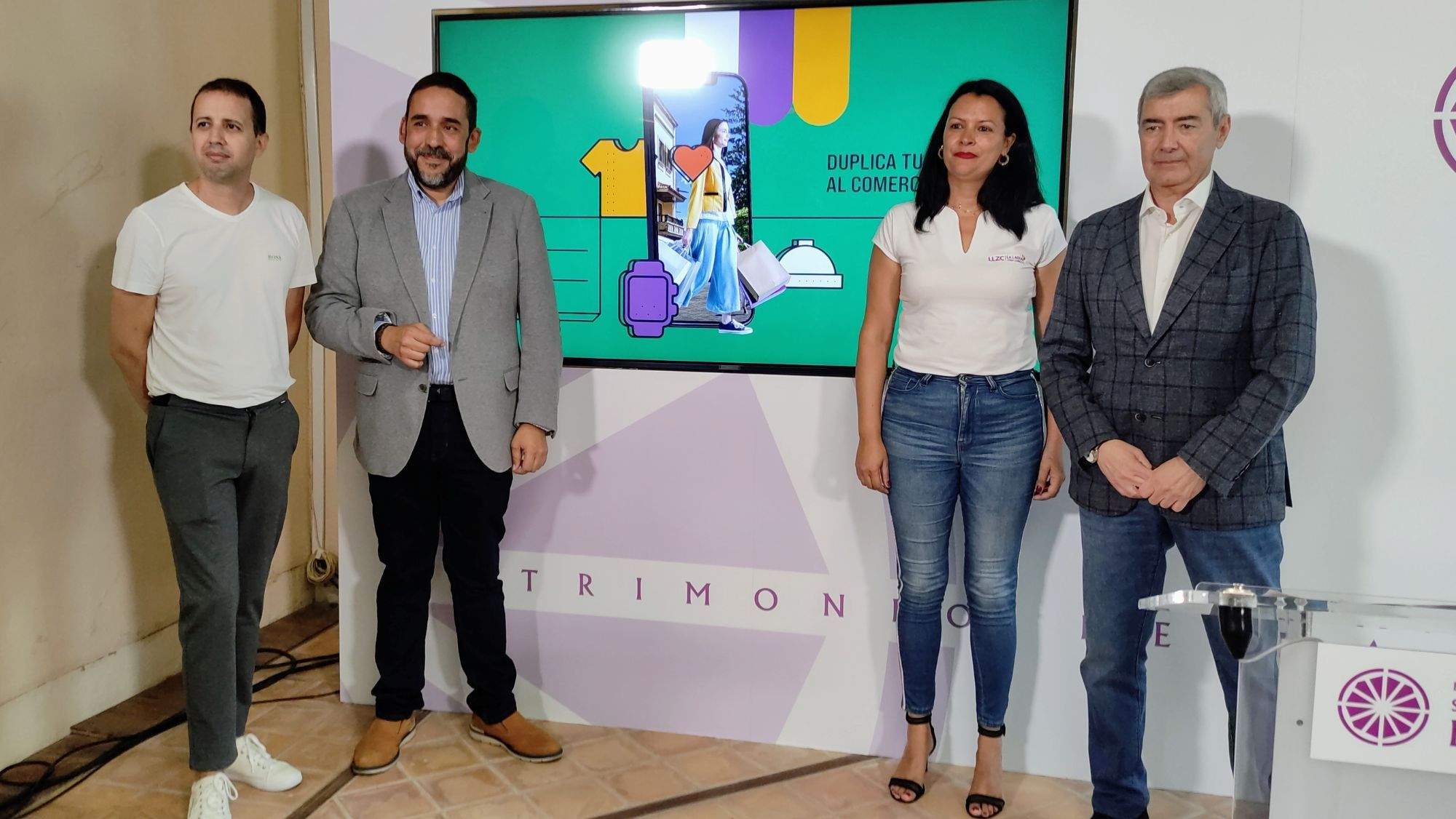 Presentación de la segunda edición del Bono Comercio La Laguna. / Cedida