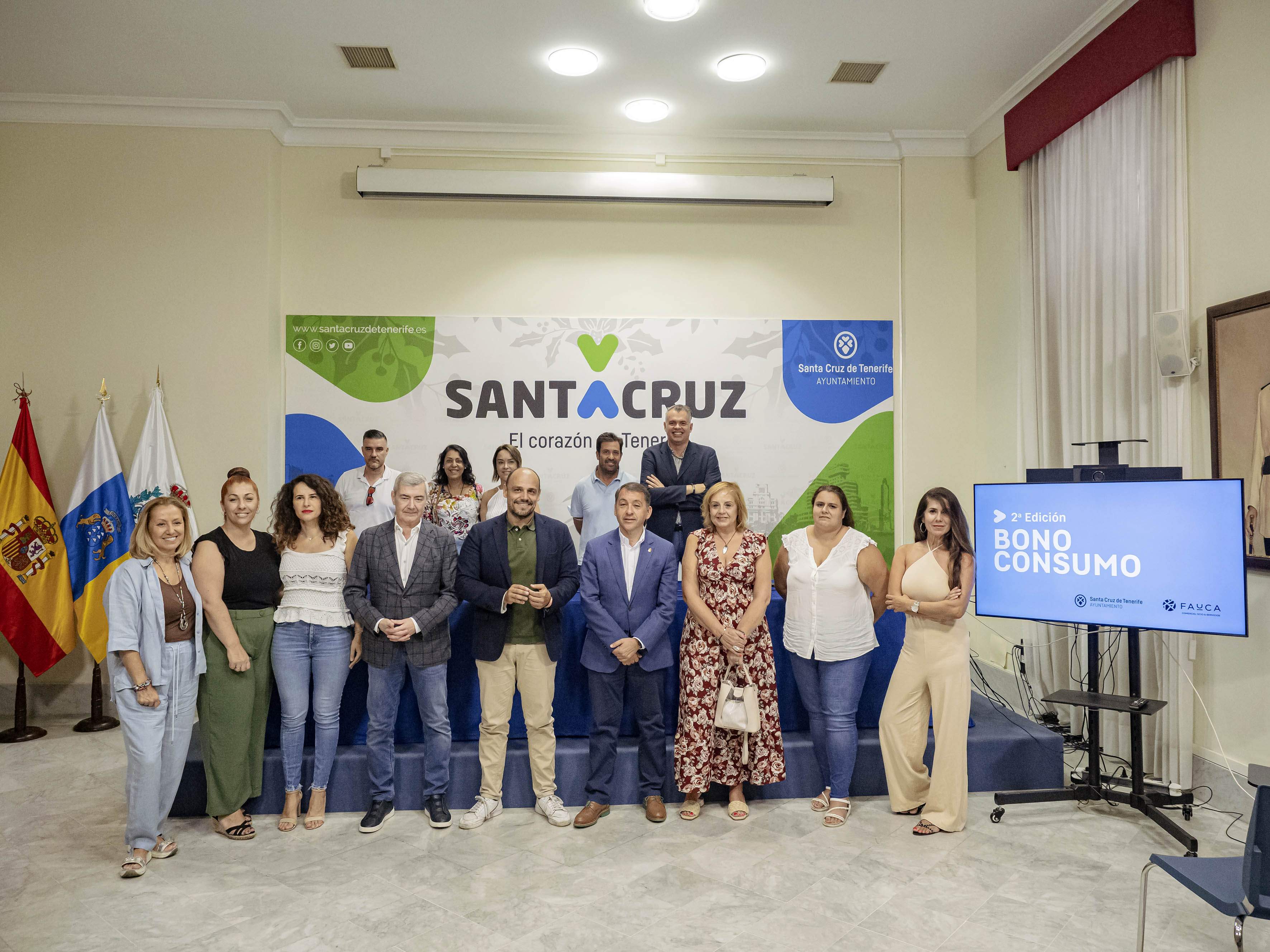 Presentación de la segunda edición de los Bonos Consumo en Santa Cruz./