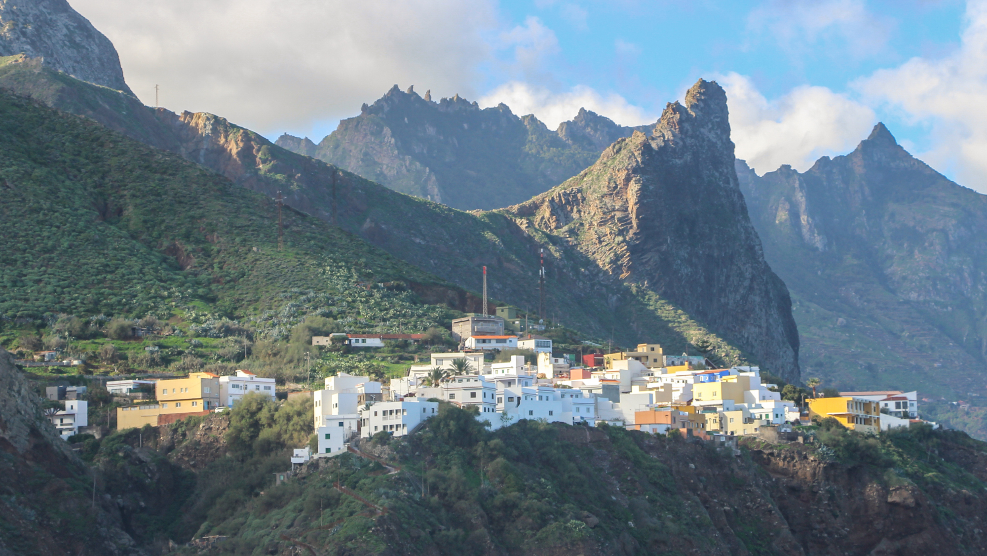 Barrio de Almáciga en el Macizo de Anaga. / Imagen de la red