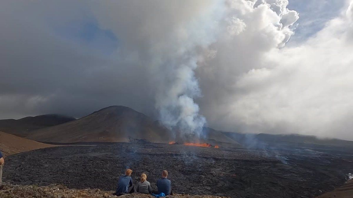 Imagen de una erupción en Islandia. / Europa Press 