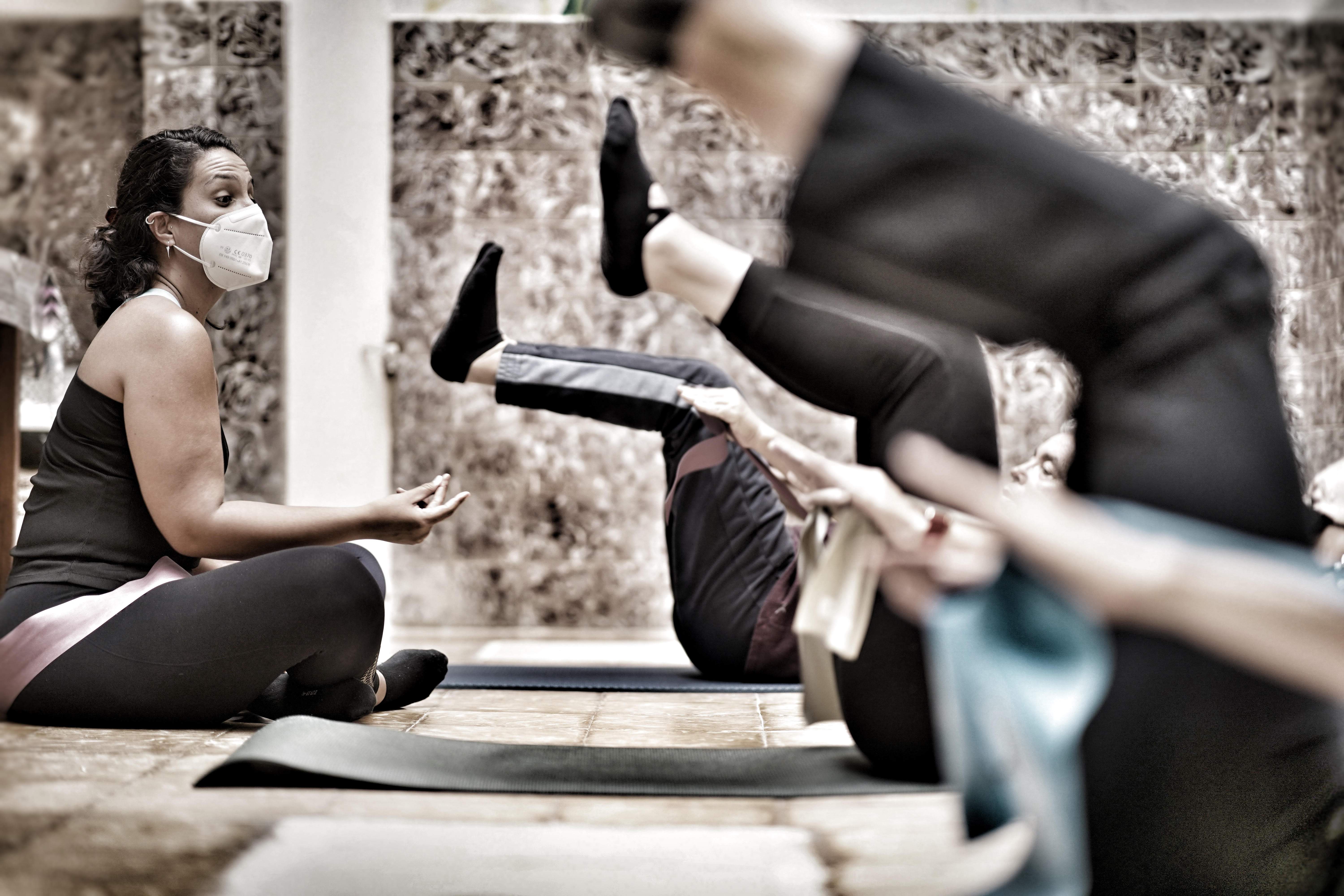 Ejercicios fisioterapéuticos contra la artrosis./ Cedida