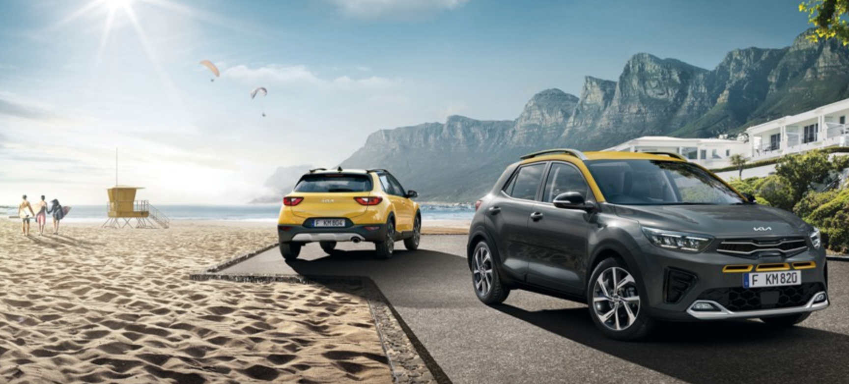 Dos modelos de Kia./ Kia Canarias