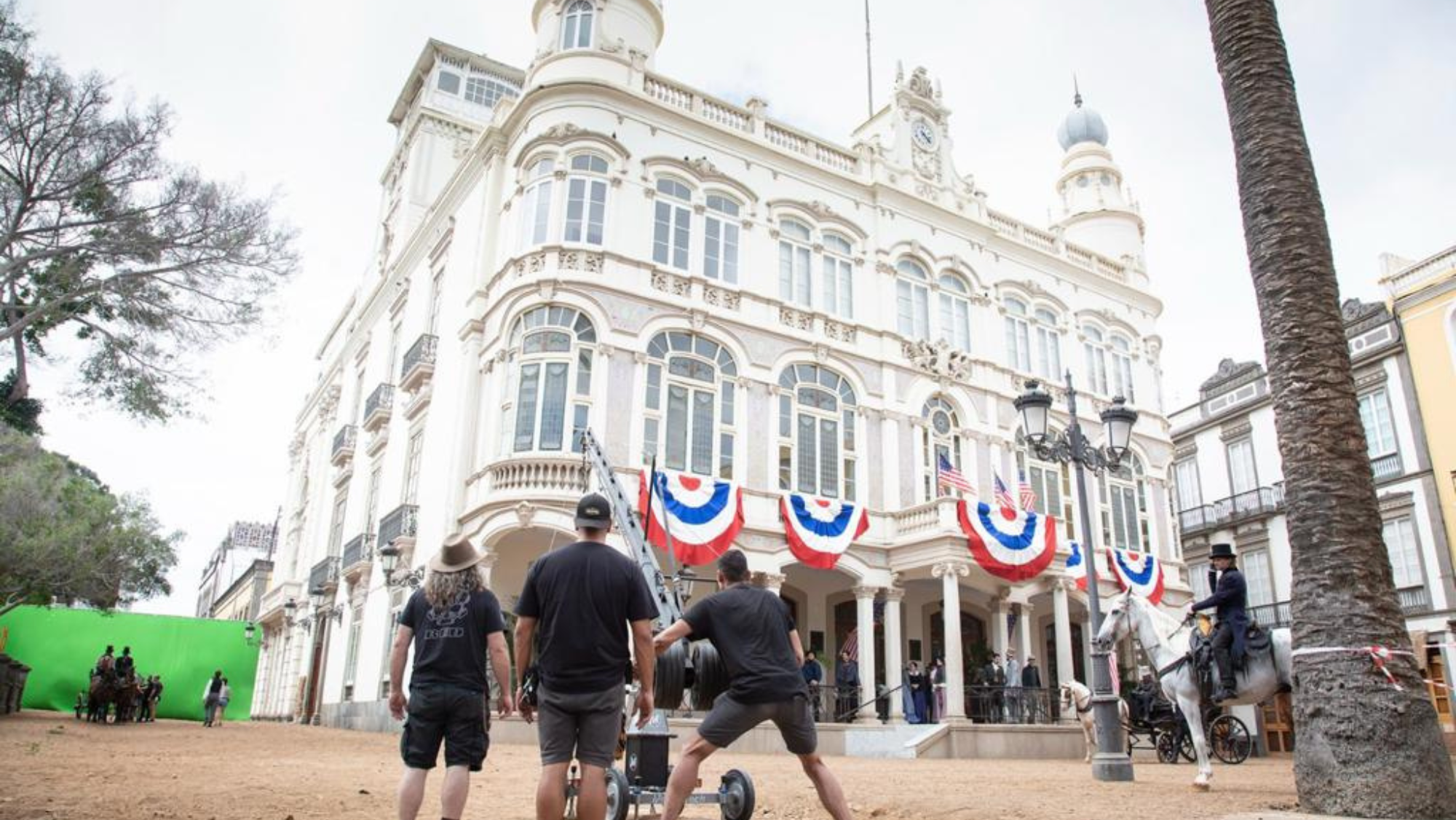 Rodaje de la serie 'Zorro' en Gran Canaria. / Atlántico Hoy