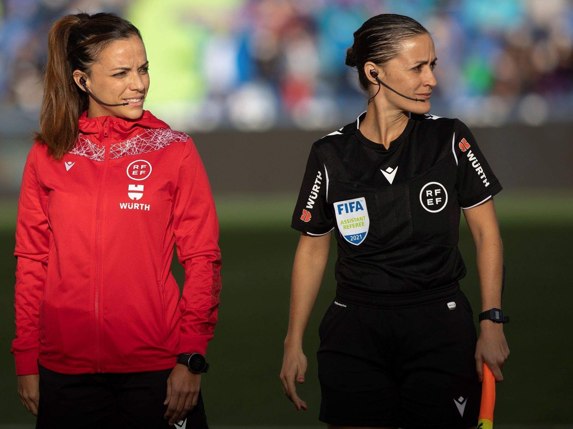 Las árbitras reclaman la profesionalización de su estamento dentro de la Liga F./ Twitter.