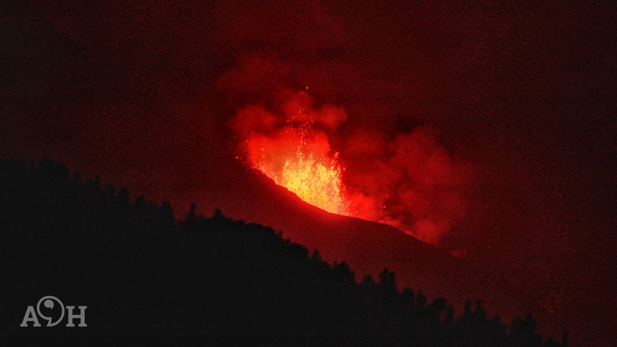 Erupción del volcán de La Palma./ Álvaro Oliver (AH)