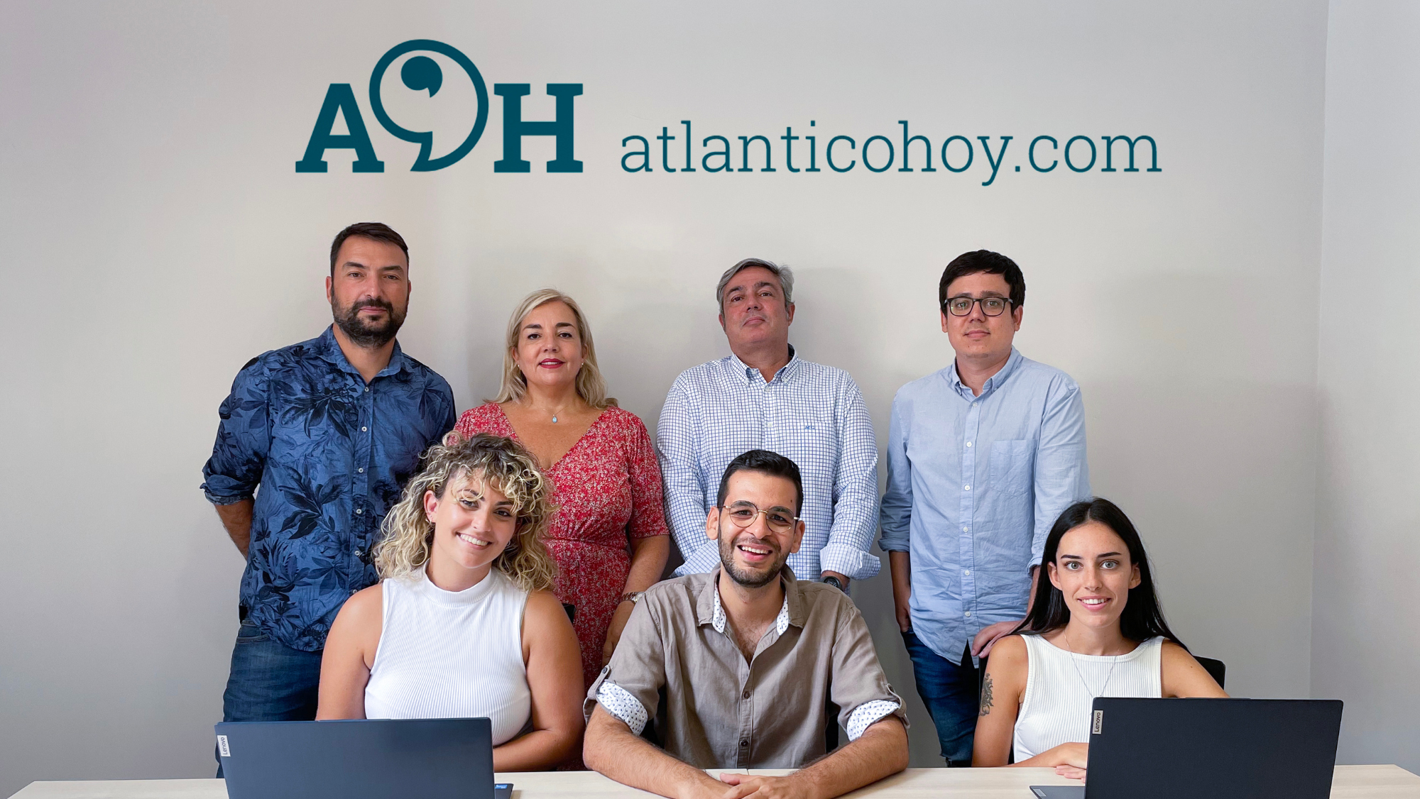 Equipo de 'Atlántico Hoy' en Gran Canaria, encargado de la edición de Las Palmas. /  Atlántico Hoy