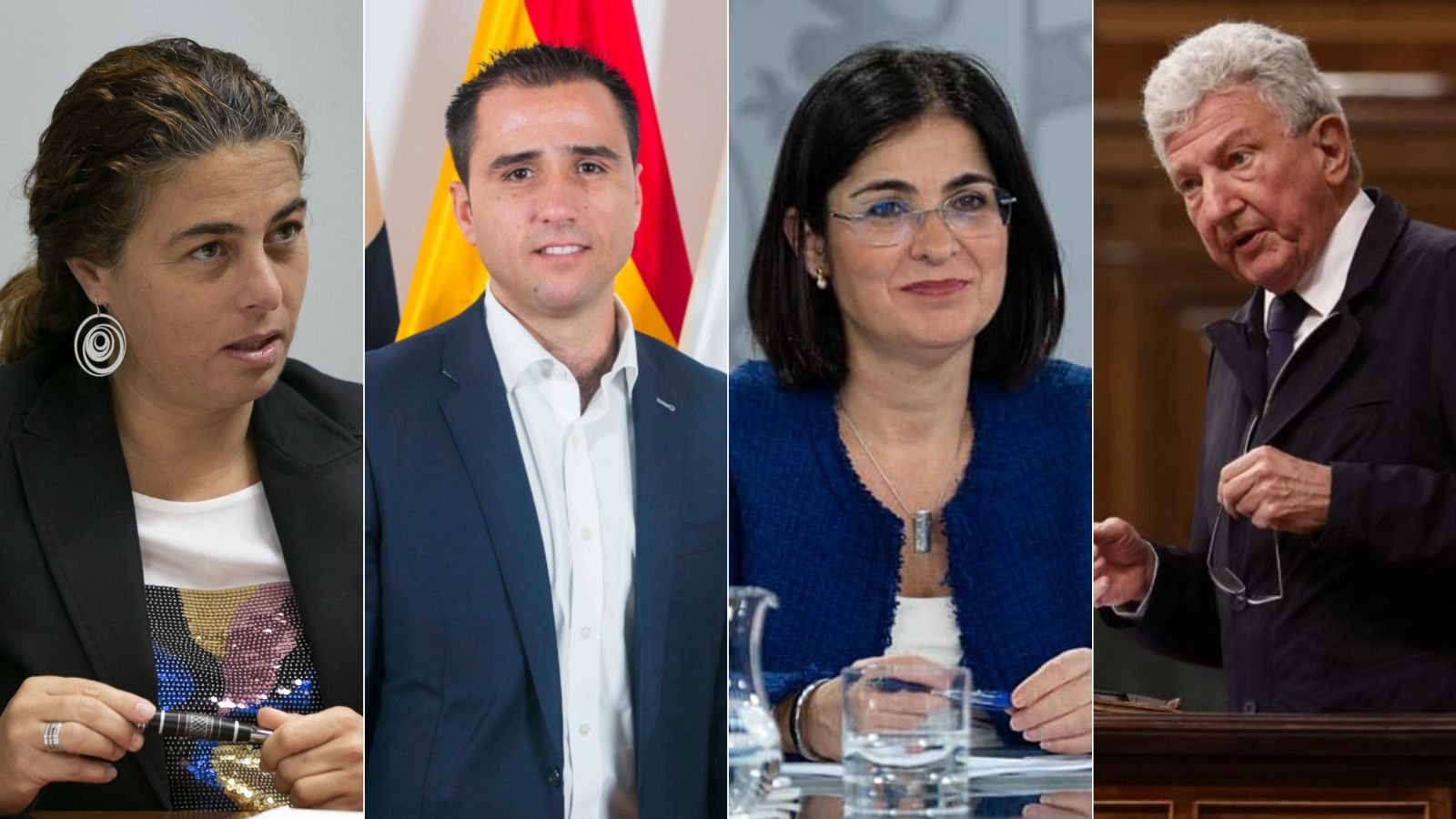 Gemma Martínez, Ángel Sabroso, Carolina Darias y Pedro Quevedo. 