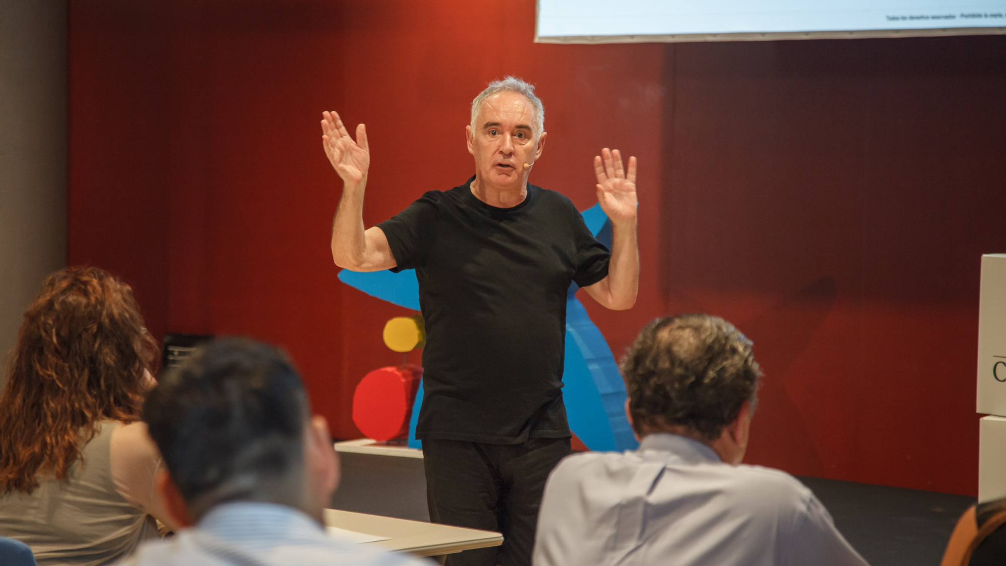 Ferran Adrià durante la presentación del curso. /CaixaBank