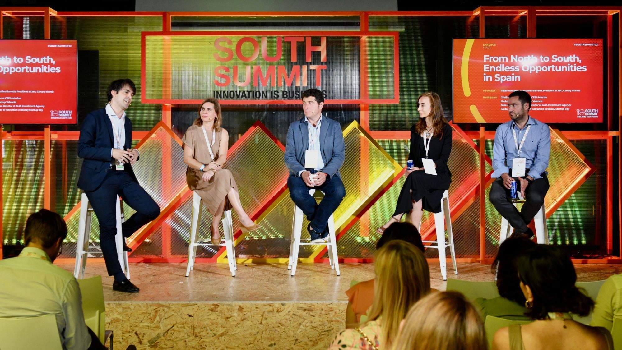 El presidente de la ZEC, Pablo Hernández, en la South Summit de Madrid. / Cedida