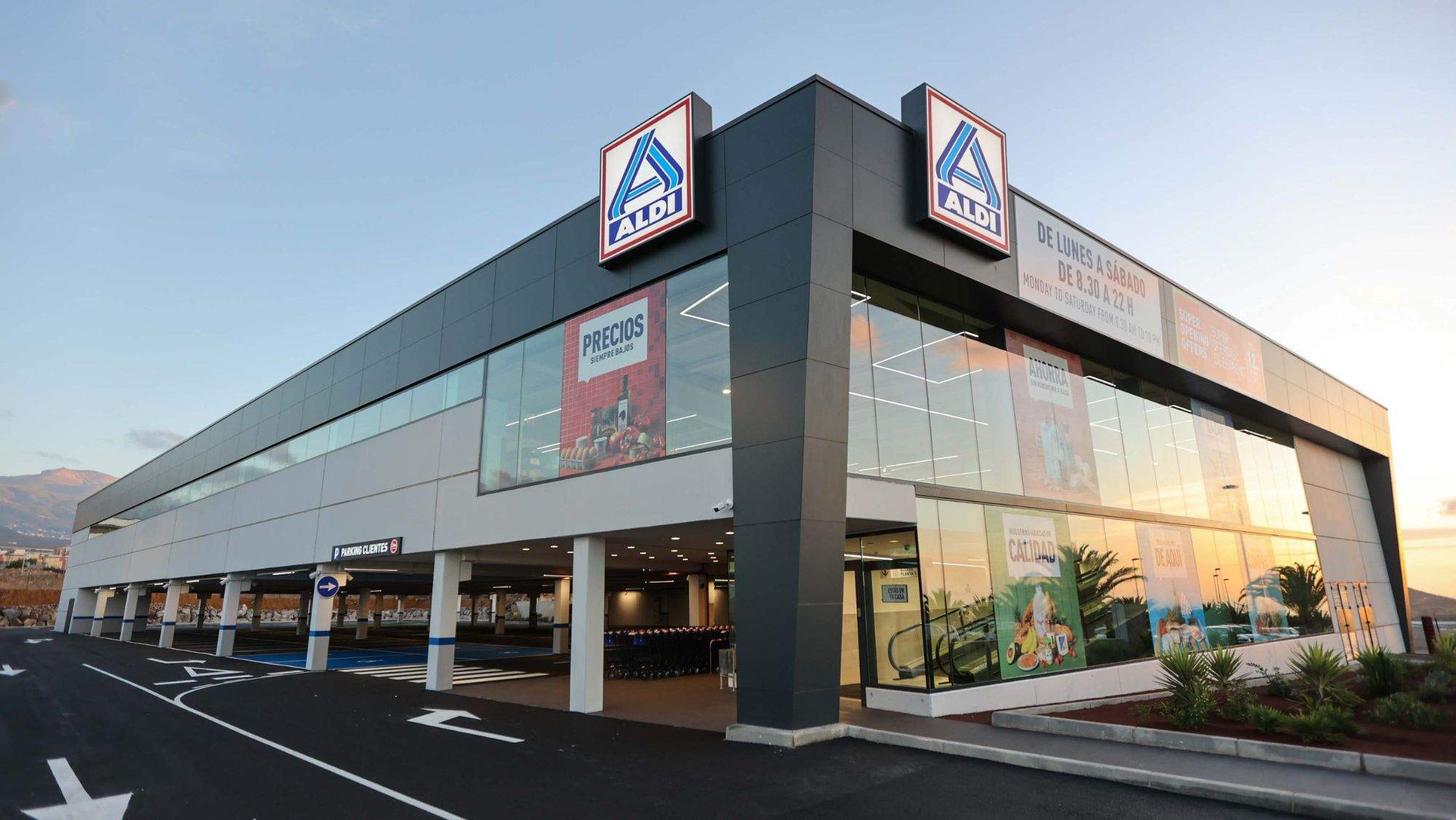 Nuevo supermercado de ALDI en Granadilla de Abona. / Cedida