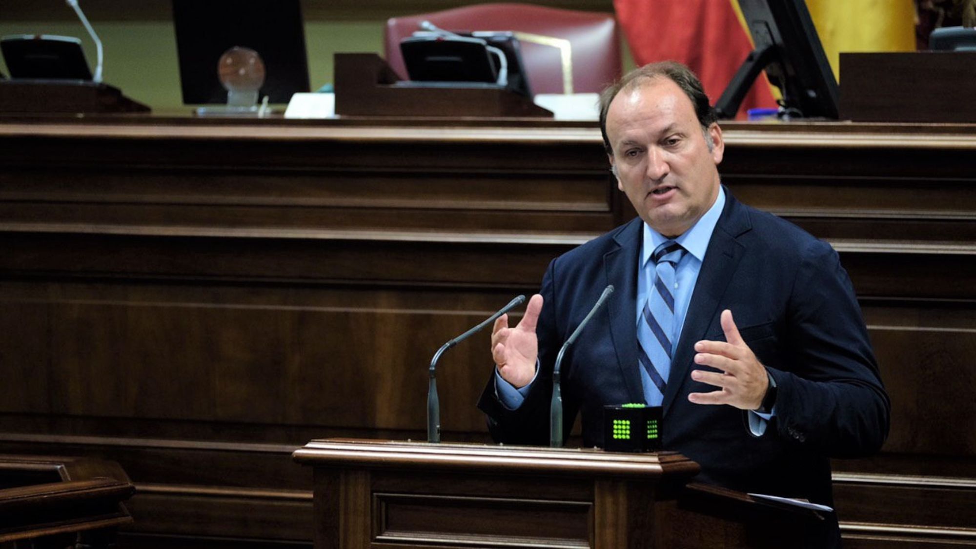 Portavoz del Grupo Mixto y diputado de Ciudadanos en el Parlamento de Canarias, Ricardo Fernández de la Puente. / Cedida