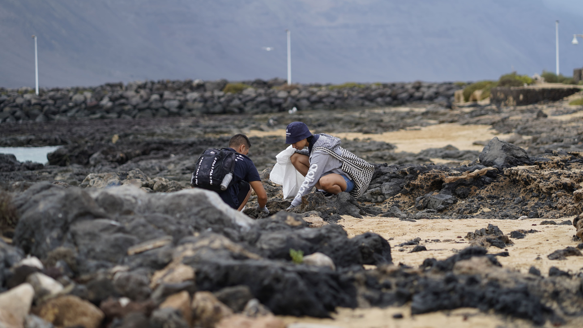 La acción de limpieza se saldó con más de 600 kilos de residuos recogidos.  / Consejería de Turismo, Industria y Comercio