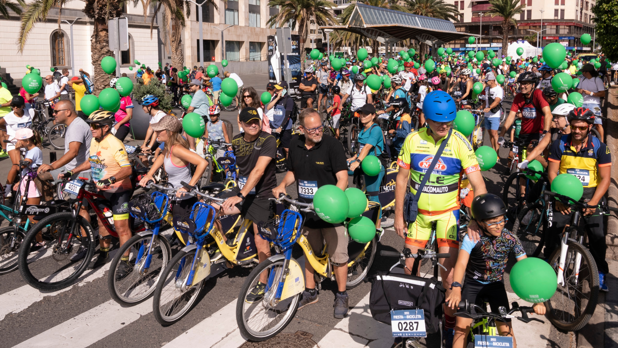 La 'Fiesta de la Bici' se celebró dos años después. / Ayuntamiento de Las Palmas de Gran Canaria