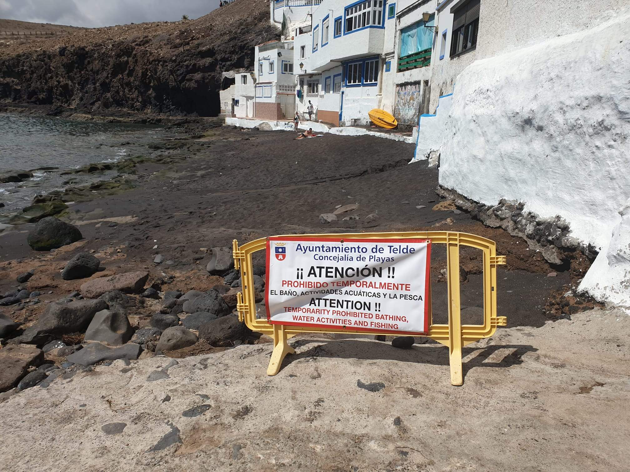 Telde cierra al baño de manera preventiva y provisional las playas de Salinetas, Tufia, Ojos de Garza y Aguadulce. /Archivo