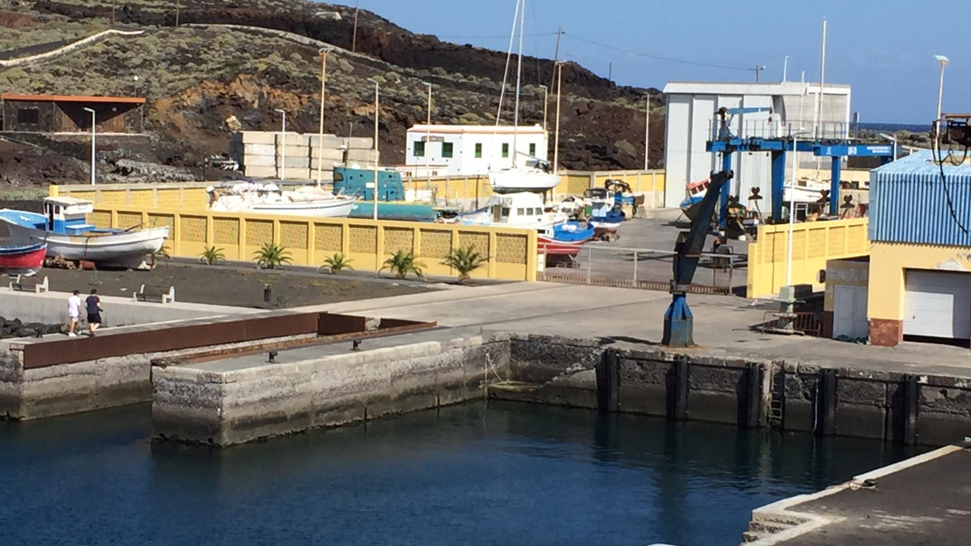 Puerto de La Restinga, en El Hierro. / Puertos Canarios