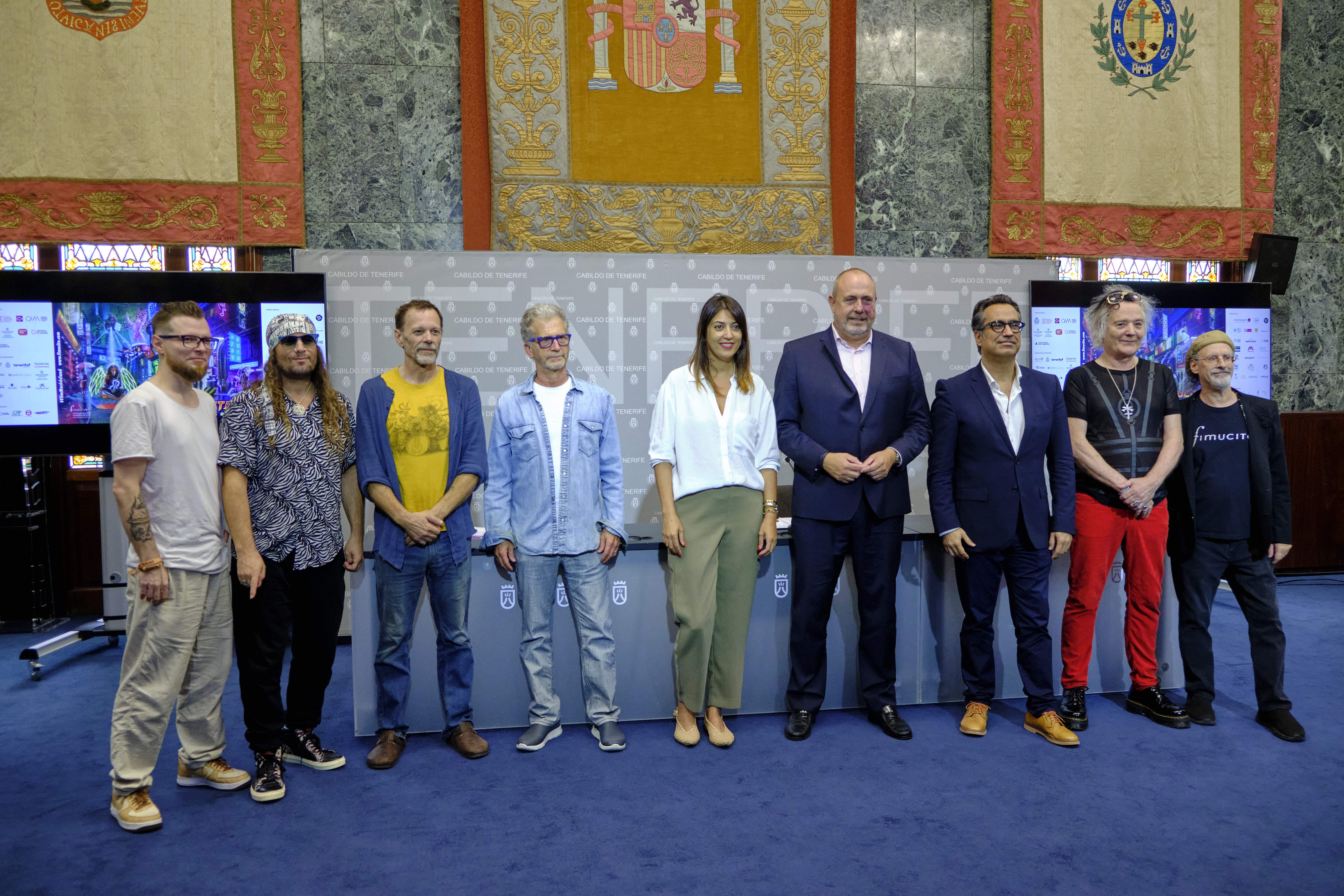 Rueda de prensa del festival Fimucité. / Cabildo de Tenerife 