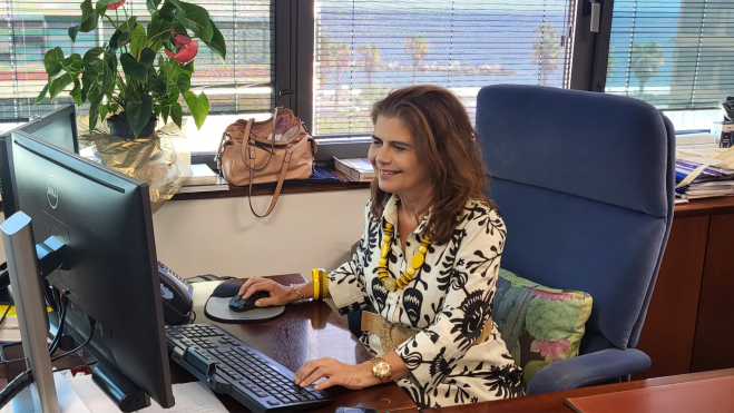 Inés Miranda, consejera de Política Territorial del Cabildo de Gran Canaria. / Atlántico Hoy Inés Miranda, consejera de Política Territorial del Cabildo de Gran Canaria. / Atlántico Hoy