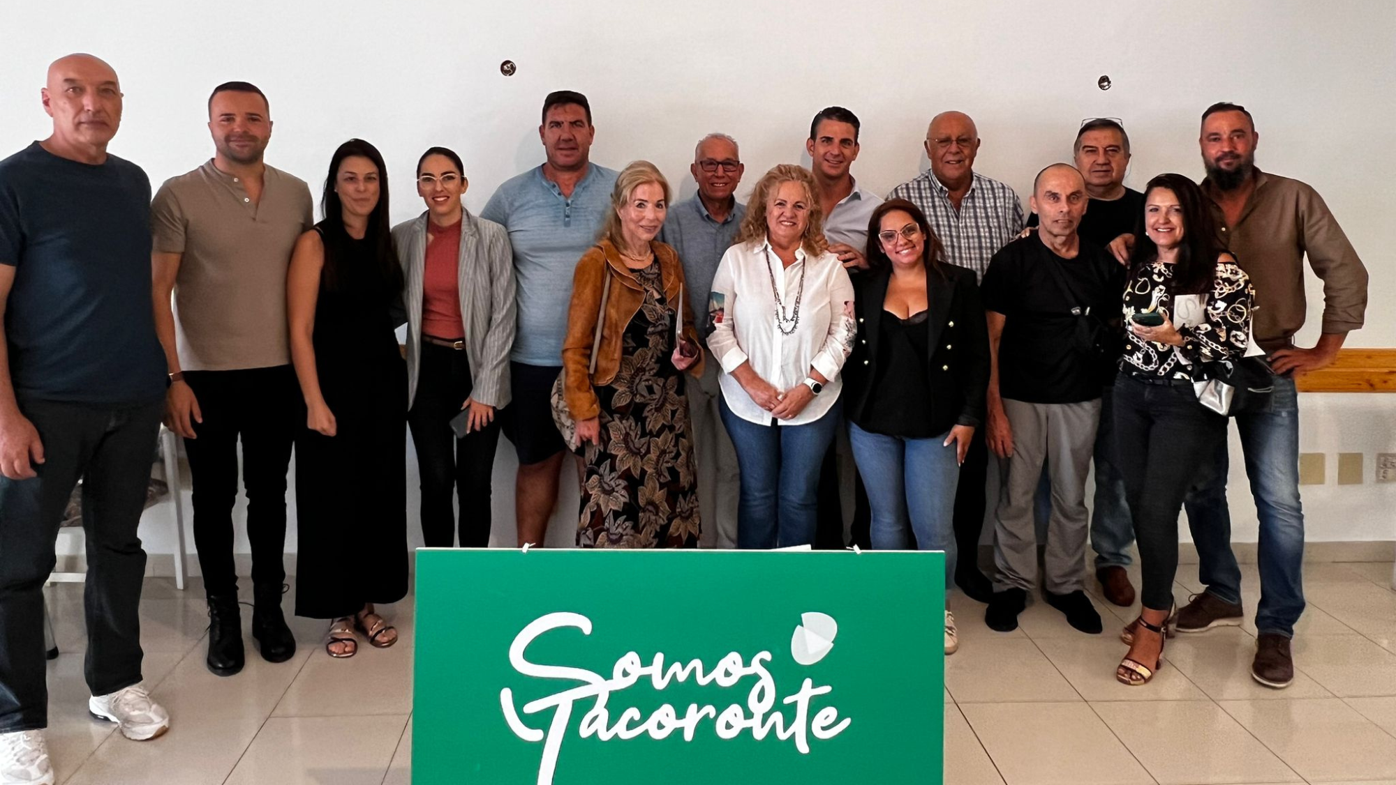 Miembros del nuevo partido Somos Tacoronte. / Cedida