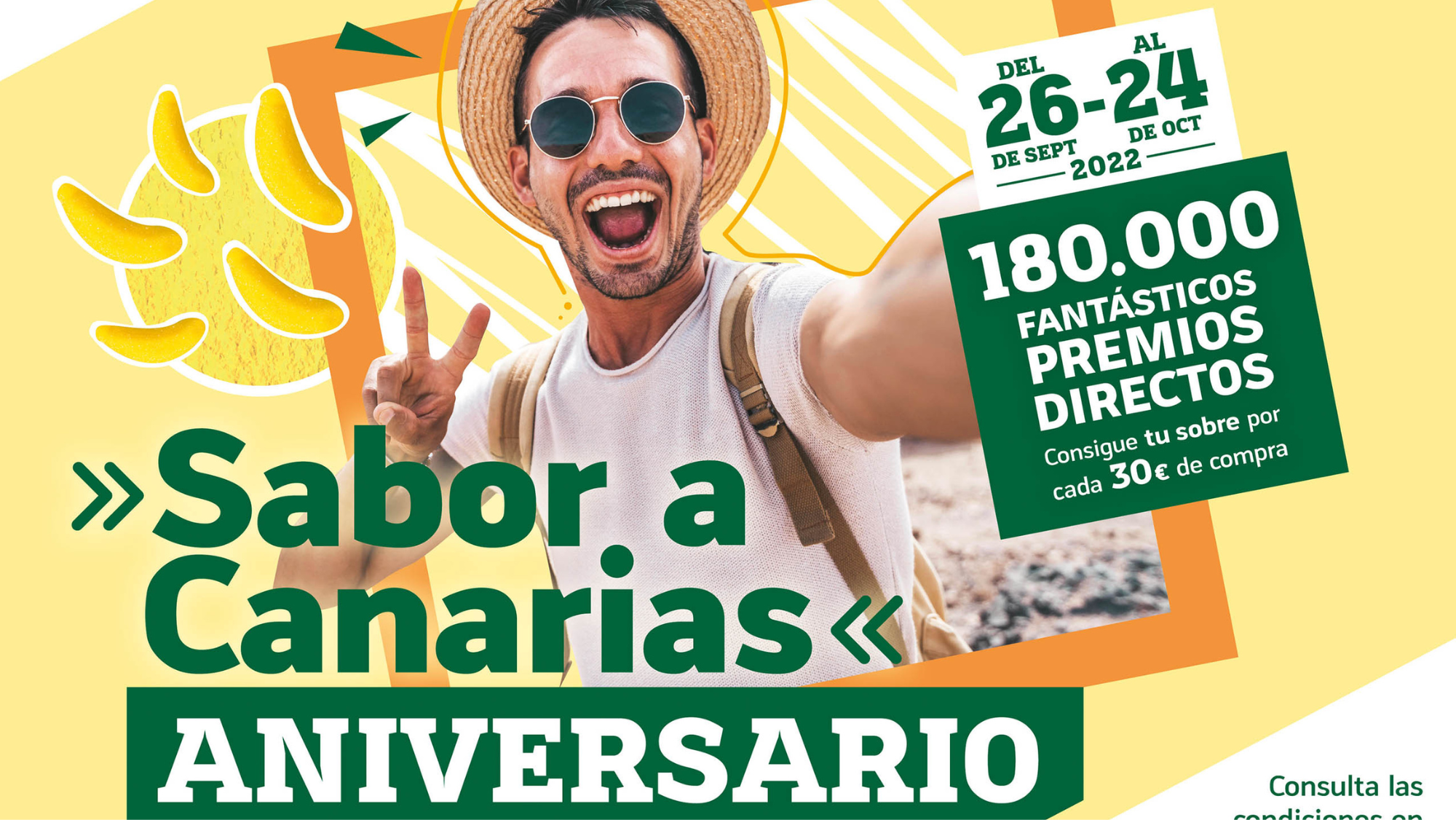 Cartel del sorteo 'Sabor a Canarias' que repartirá 180.000 premios. / Atlántico Hoy