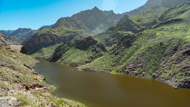Caidero de la Niña, presa de La Aldea de San Nicolás. / Ayuntamiento de La Aldea de San Nicolás Caidero de la Niña, presa de La Aldea de San Nicolás. / Ayuntamiento de La Aldea de San Nicolás