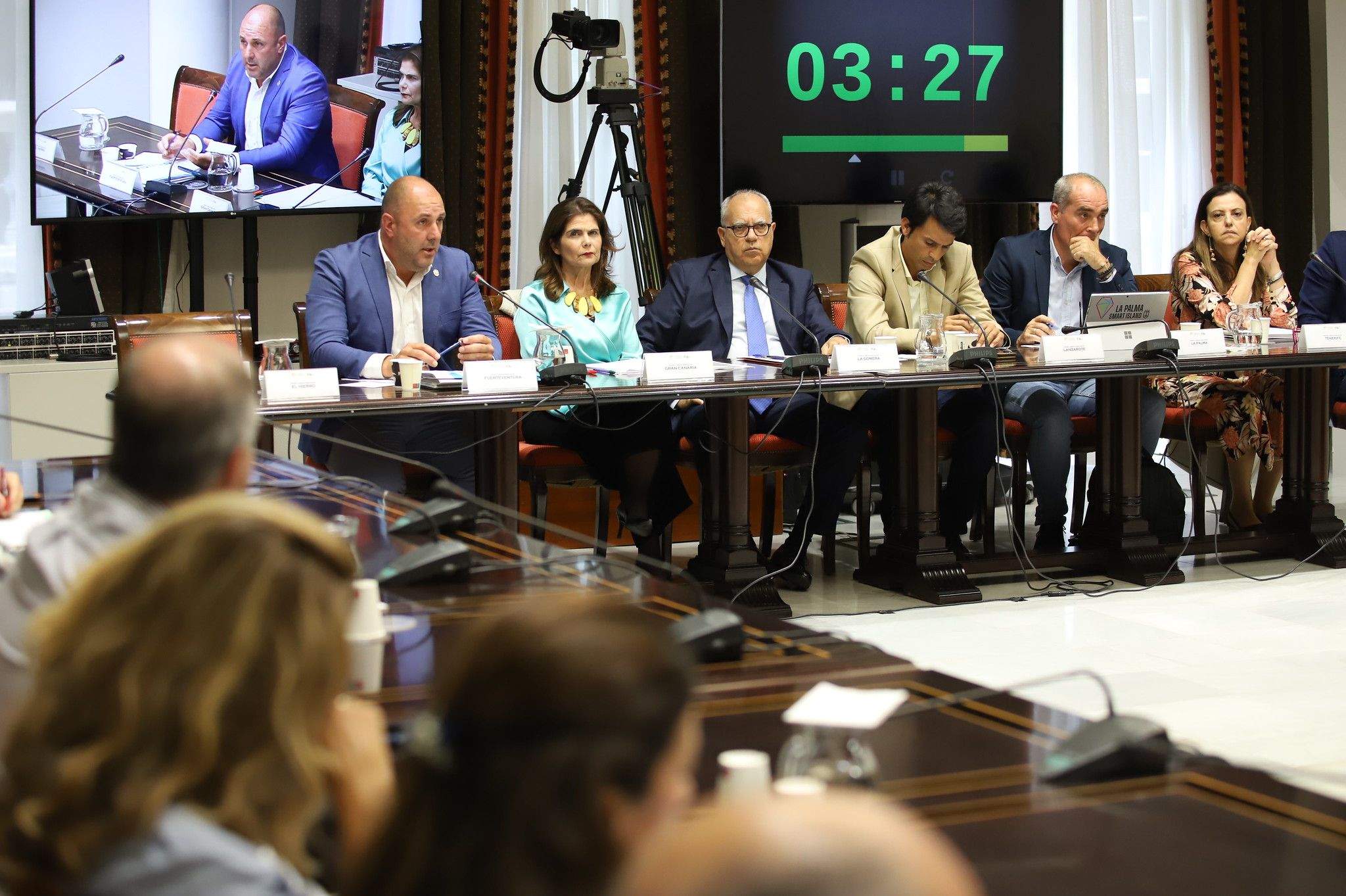 Comisión General de Cabildos en el Parlamento de Canarias. / Parlamento 