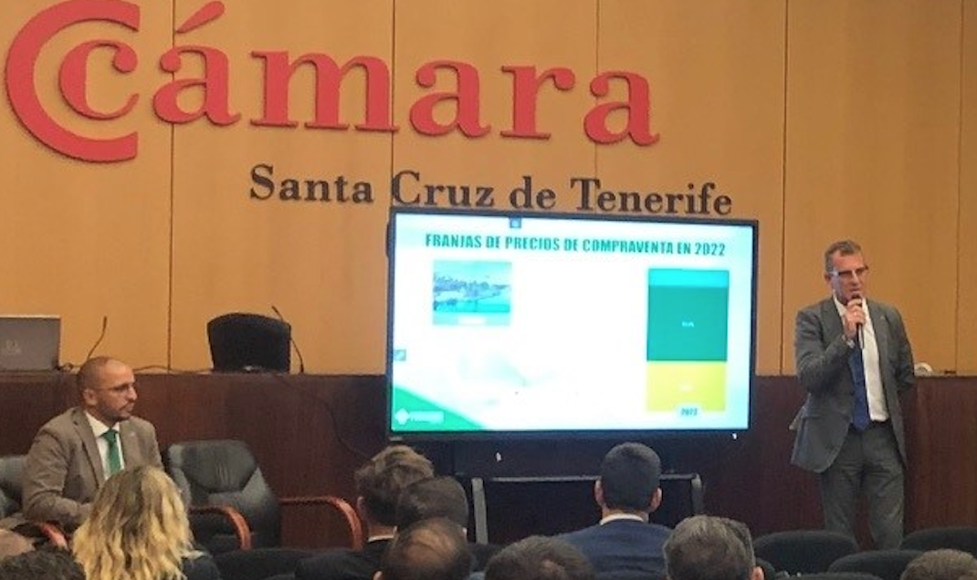 Tecnocasa presenta en la Cámara de Comercio de Santa Cruz el informe Análisis del mercado de la vivienda en Canarias./