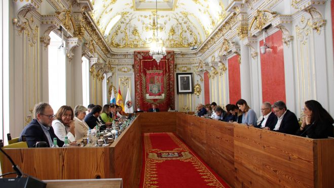Pleno en el Ayuntamiento donde se aprobó la rebaja del IBI para el Puerto. / Ayuntamiento de Las Palmas de Gran Canaria