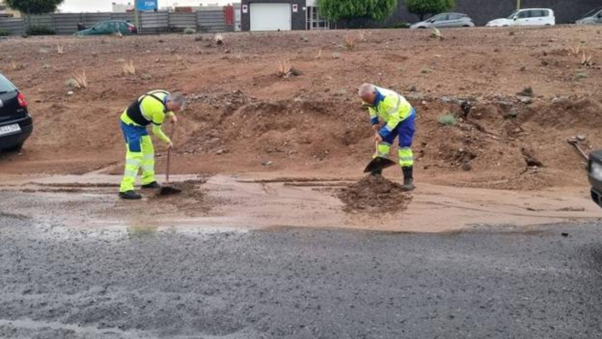 Los vehículos ya pueden transitar por la calle del municipio de Las Palmas de Gran Canaria. /Ayuntamiento