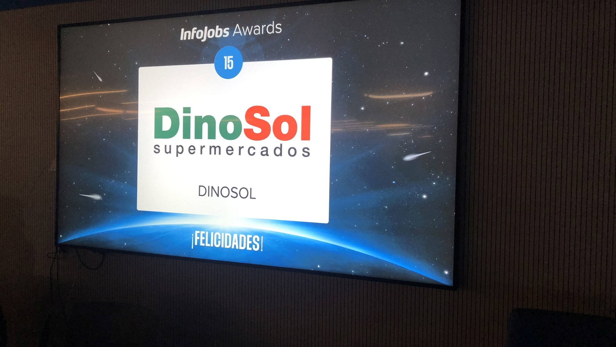 Dinosol ha sido reconocida con un premio en los Infojobs Awards. / Cedida