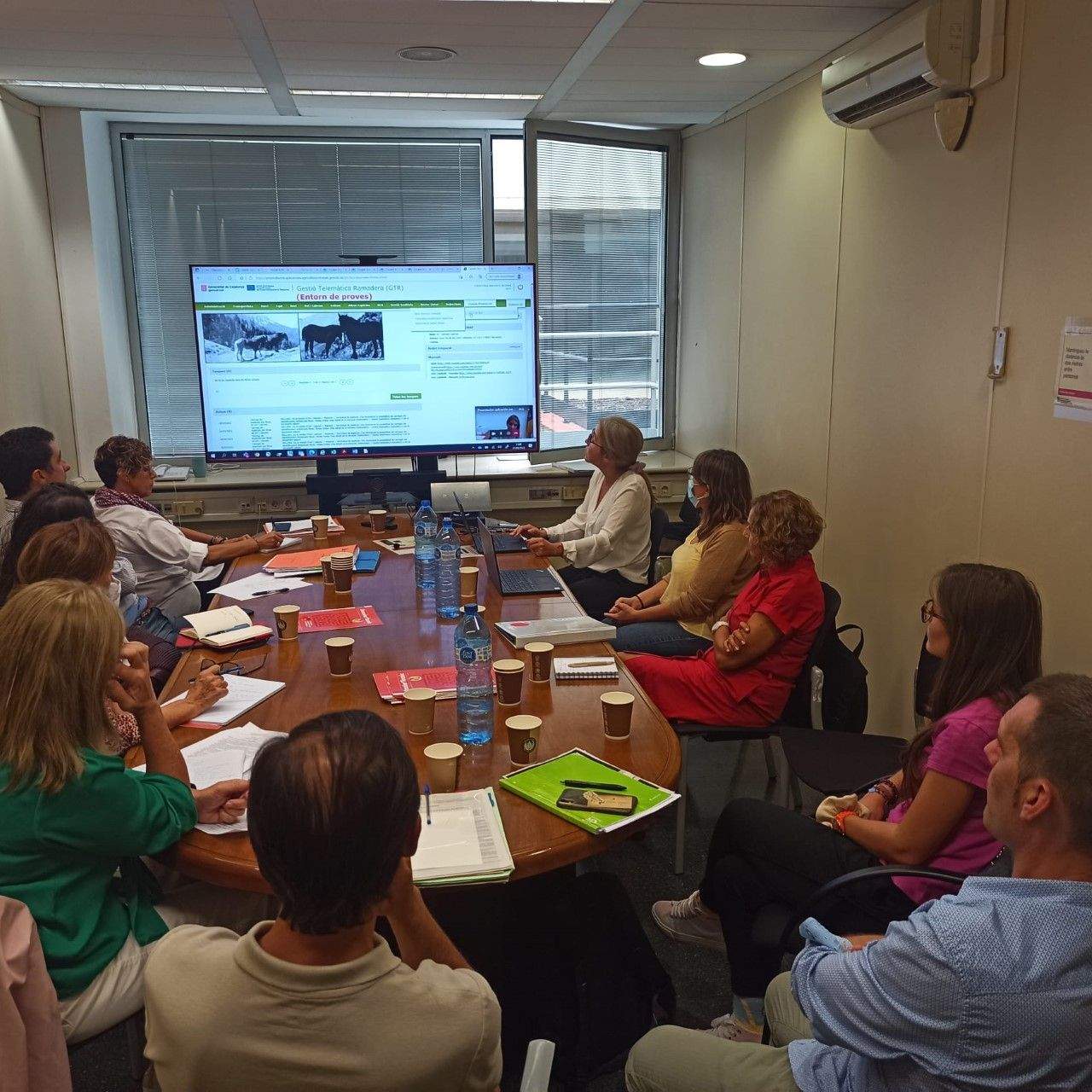 Encuentro de técnicos de la Consejería en Cataluña para abordar la Ley de Cadena Alimentaria. / Gobierno de Canarias 