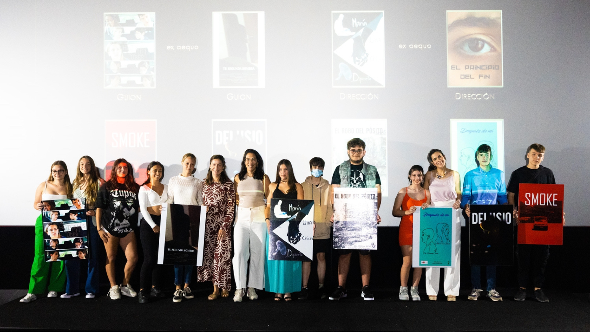 Premiados de la novena edición del Cinedfest. / Cedida