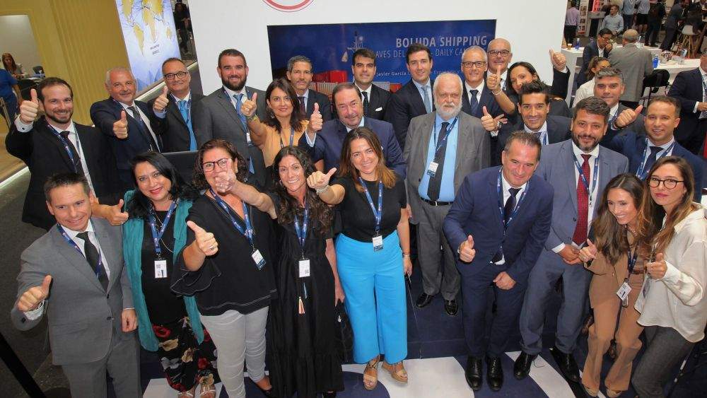 El equipo de Boluda presente en el Fruit Attraction en IFEMA./ Cedida El equipo de Boluda presente en el Fruit Attraction en IFEMA./ Cedida