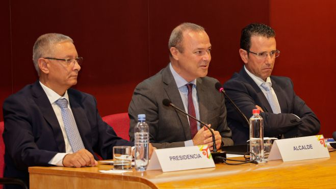 Augusto Hidalgo, durante un acto municipal. /LPGC Augusto Hidalgo, durante un acto municipal. /LPGC