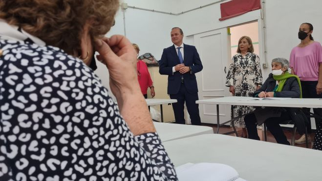 Hidalgo, en el taller de entrenamiento de memoria UP Guanarteme. / LPGC Hidalgo, en el taller de entrenamiento de memoria UP Guanarteme. / LPGC