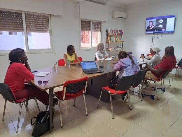 mujeres africanas durante el proyecto de liderazgo. / Cabildo de Fuerteventura