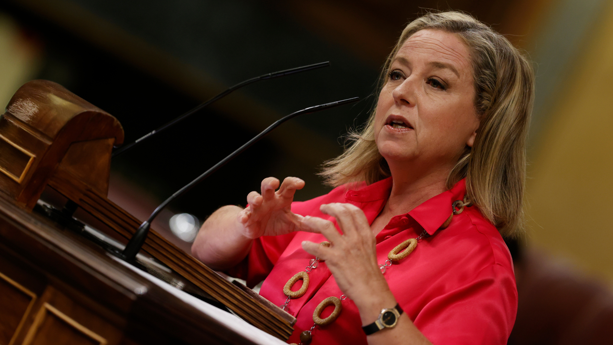 Diputada de Coalición Canaria en el Congreso de los Diputados, Ana Oramas. / Javier Lizón (EFE)