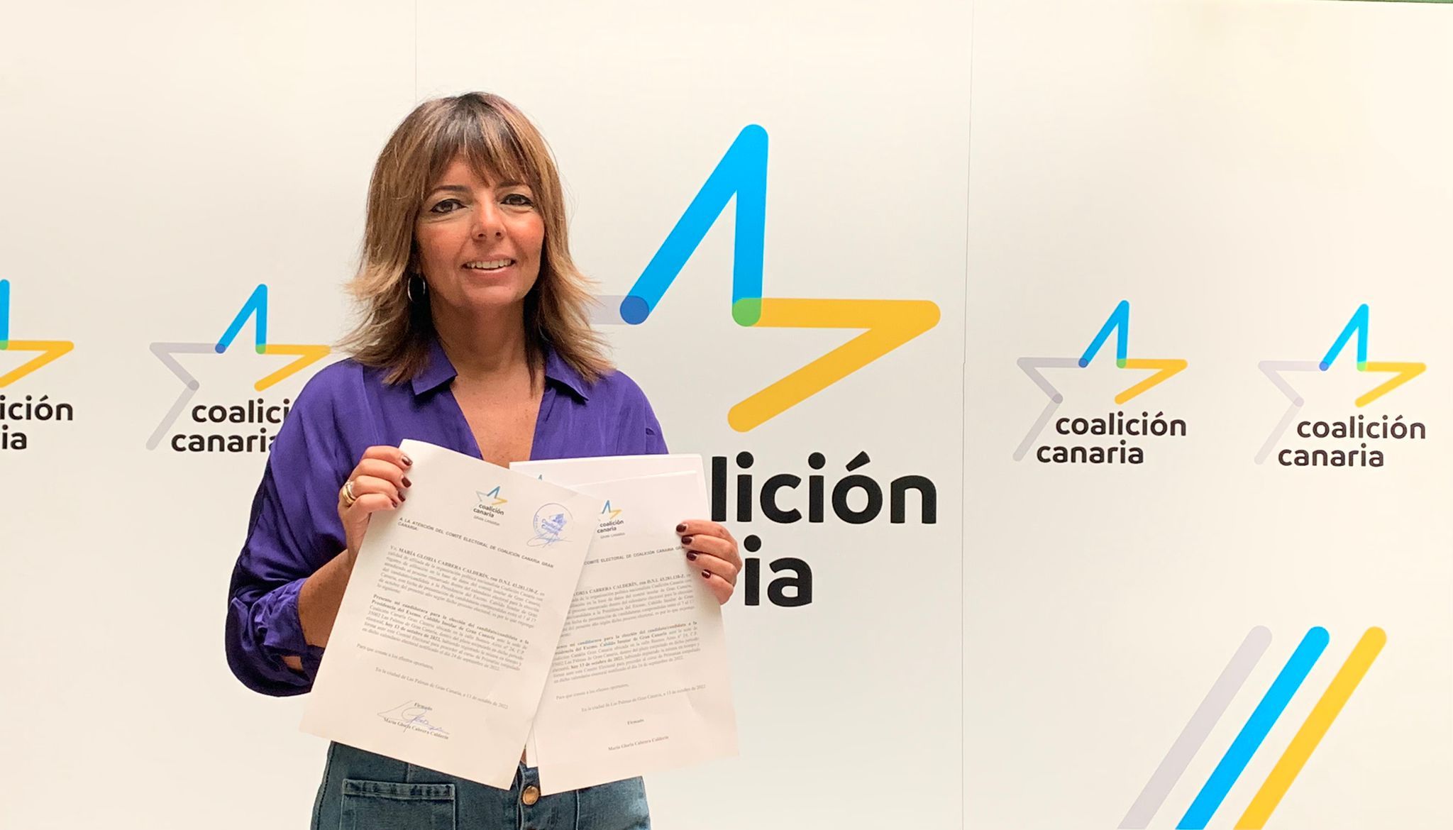 Gloria Cabrera se había postulado como candidata de Coalición Canaria para presidir el Cabildo de Gran Canaria. / CC