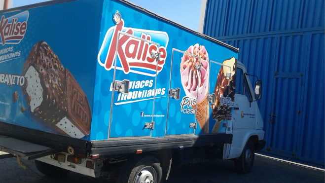 Camión de reparto de la empresa Kalise. / Kalise 