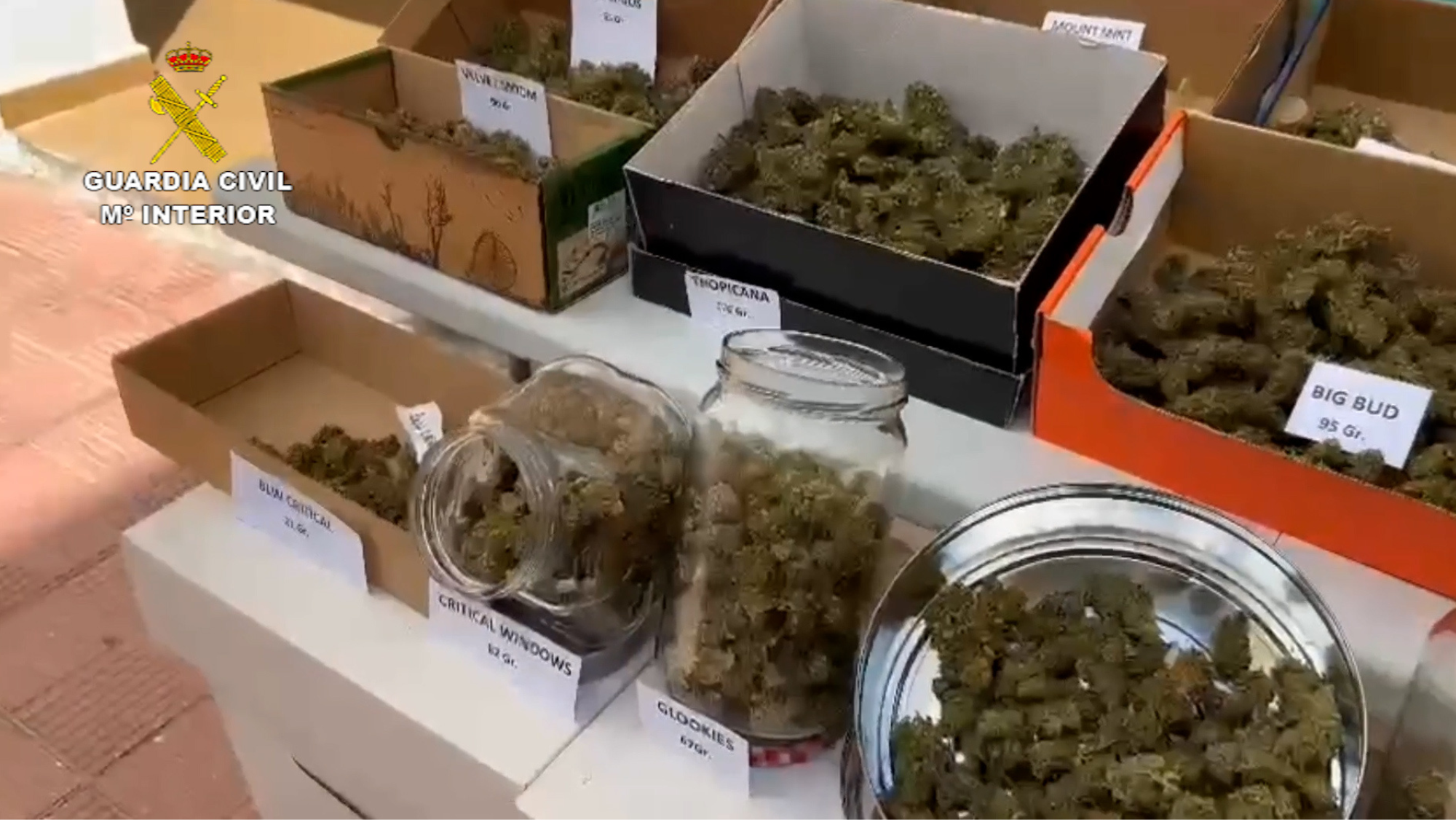 Marihuana incautada en una pasada operación policial./ Archivo - Guardia Civil