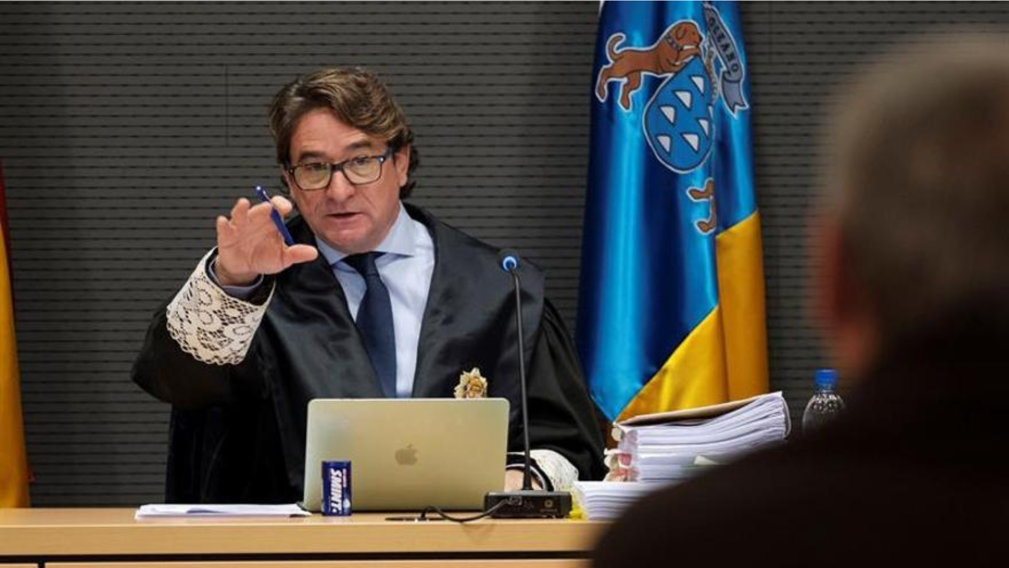 El exjuez Salvador Alba, durante un juicio. / EFE 