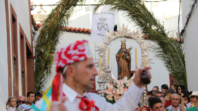 La Virgen de la Cuevita en Artenara. / Ayuntamiento de Artenara 