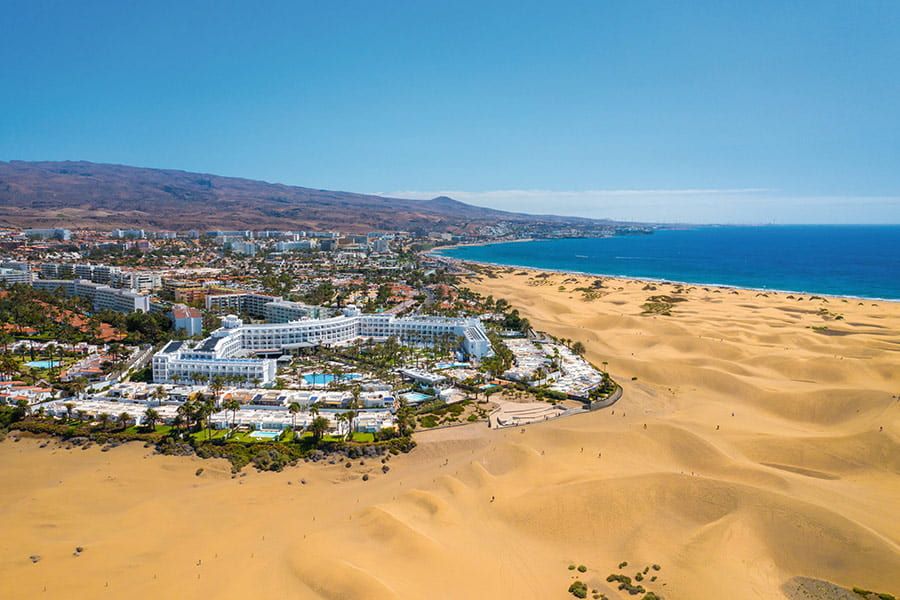 Imagen panorámica del Riu Palace Maspalomas.