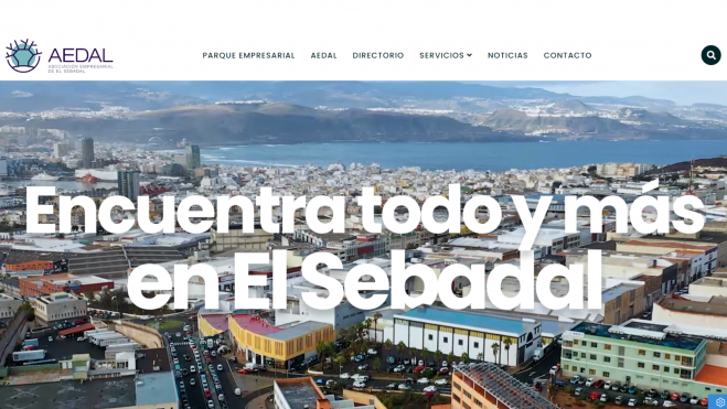 Nueva página web de la Asociación Empresarial de El Sebadal. / AEDAL 