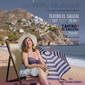 Cartel de Shirley Valentine en El Sauzal./