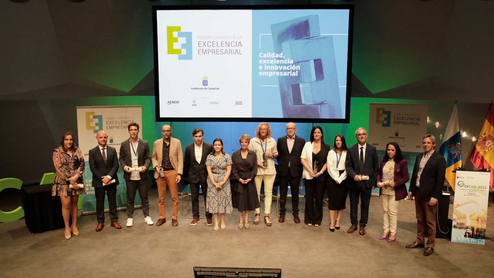 Acto de clausura del I Congreso de la Industria de Canarias CICAN 202.  Cican