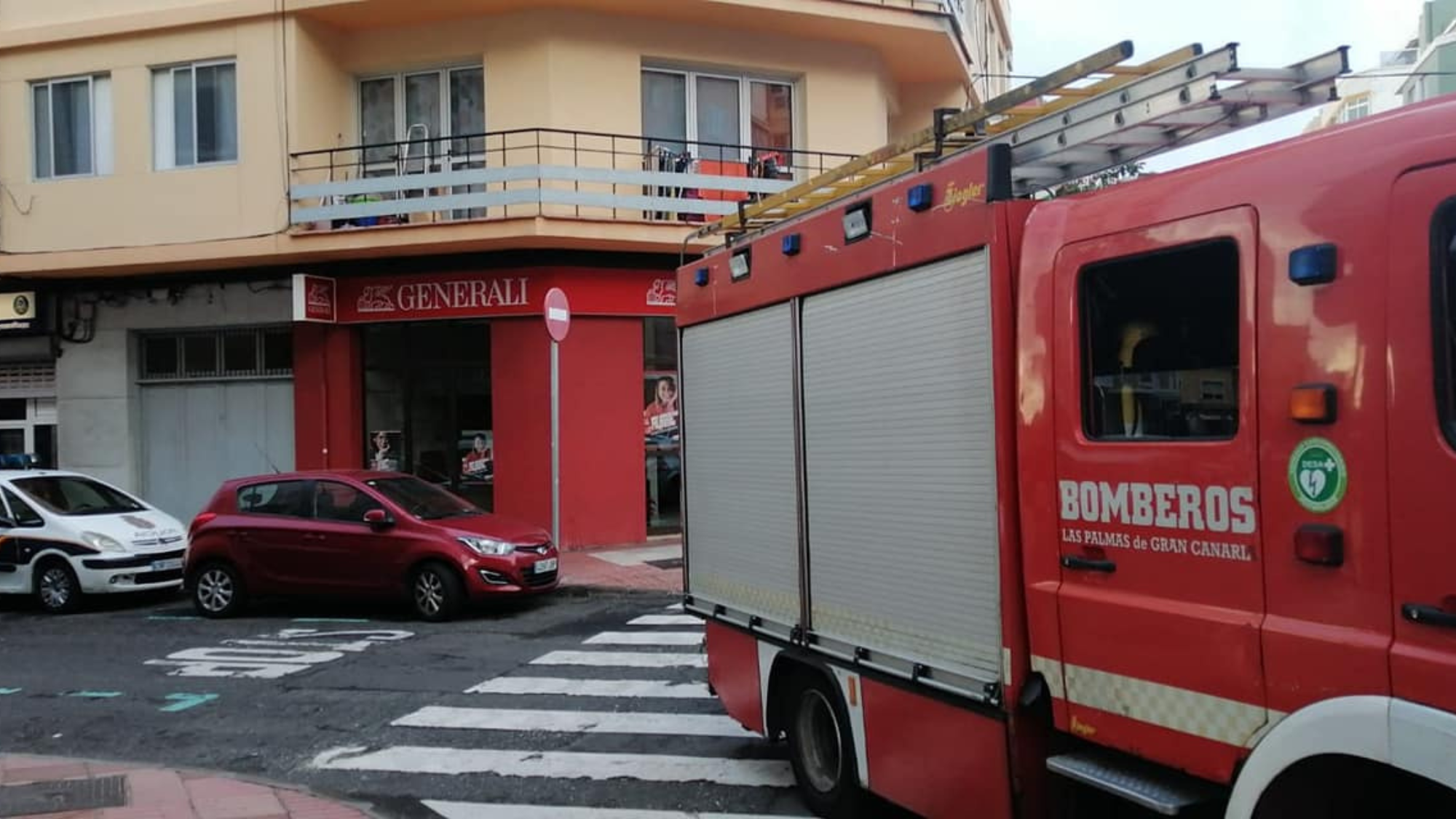 Un camión de Bomberos de Las Palmas de Gran Canaria. / Bomberos de Las Palmas de Gran Canaria