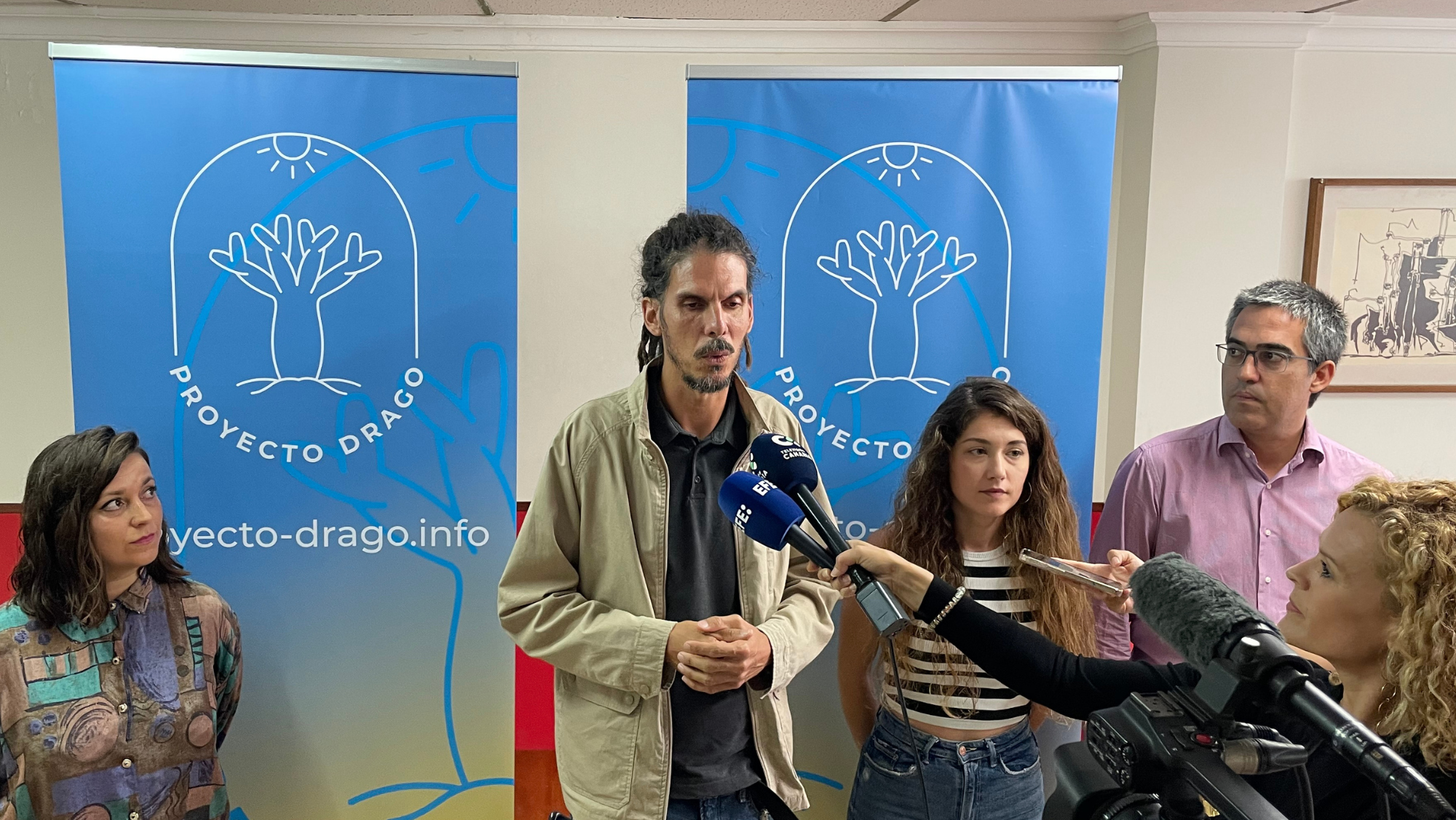 Alberto Rodríguez, durante la presentación de Proyecto Drago./ Atlántico Hoy