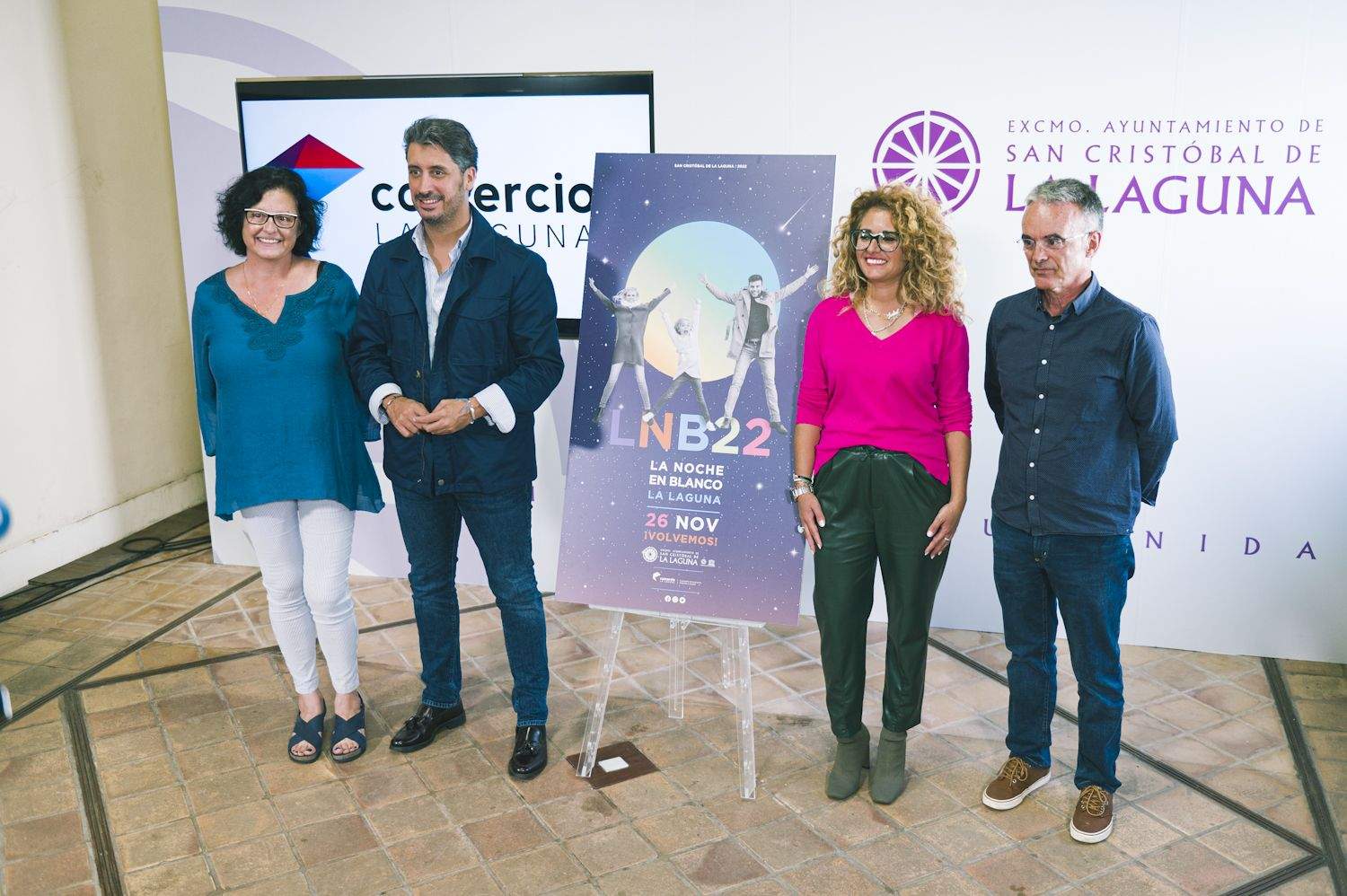Presentación del cartel de La Noche en Blanco 2022. / Ayuntamiento de La Laguna 