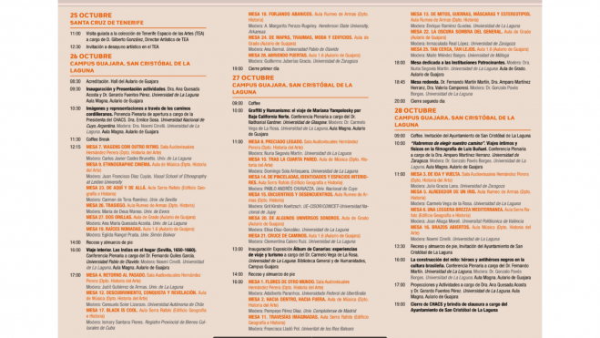 Cartel del Congreso Internacional y Nacional de Historia del Arte, Cultura y Sociedad.ULL